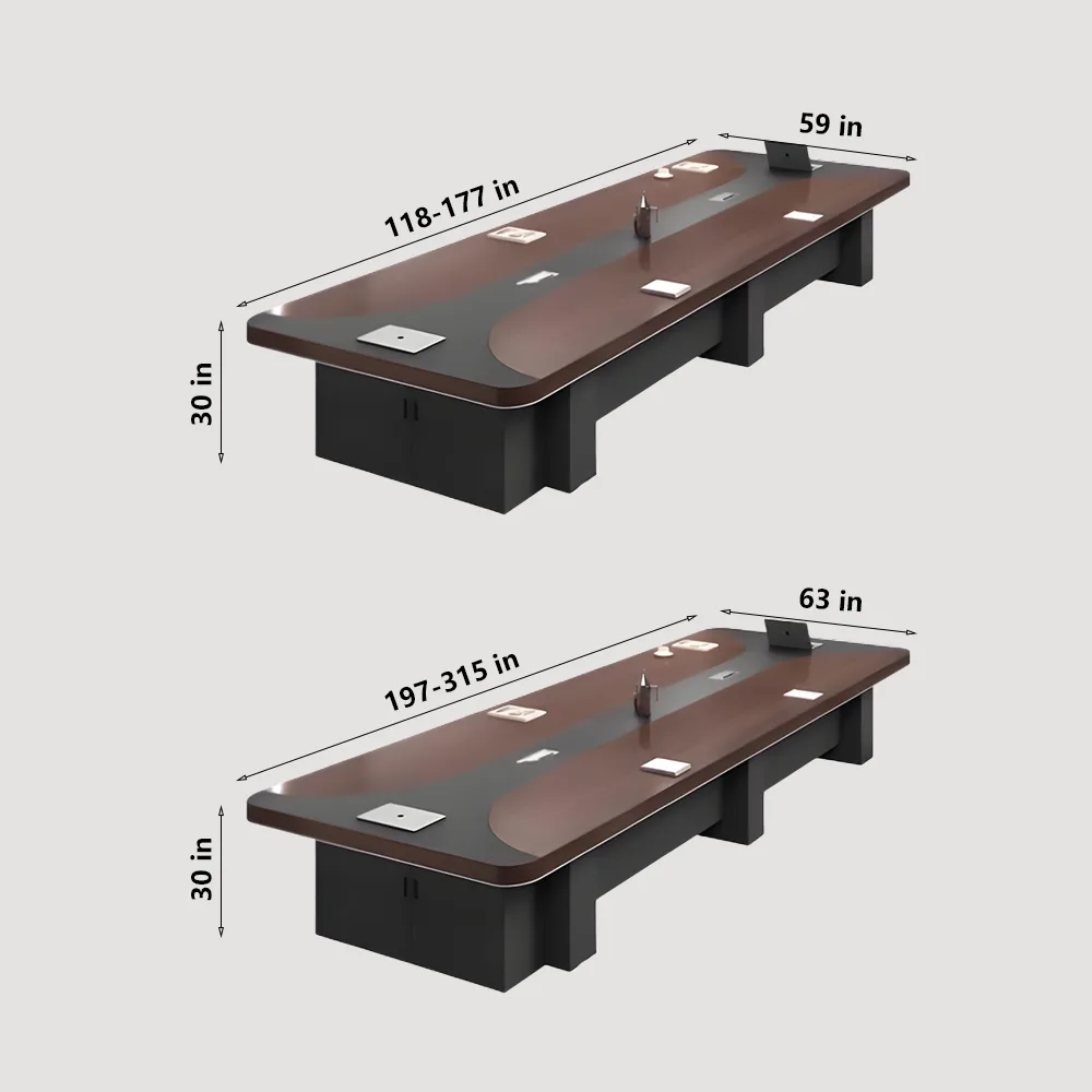 Modern Minimalist Long Conference Table