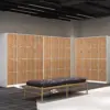 Bathroom Gym Wooden Locking Locker