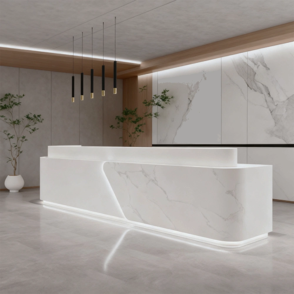 Simple Lacquer Reception Desk - Beauty & Bar Simple Lacquer Reception Desk - Beauty & Bar