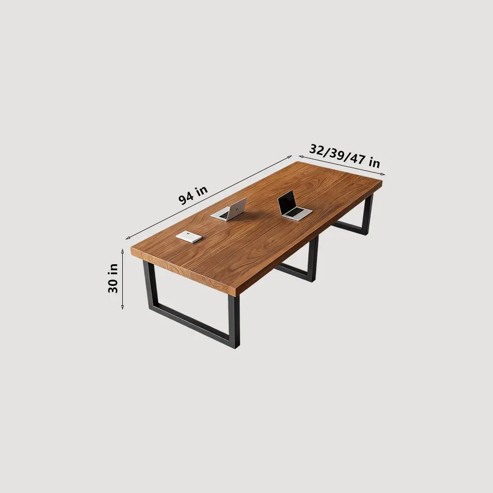 Modern Minimalist Solid Wood Conference Table