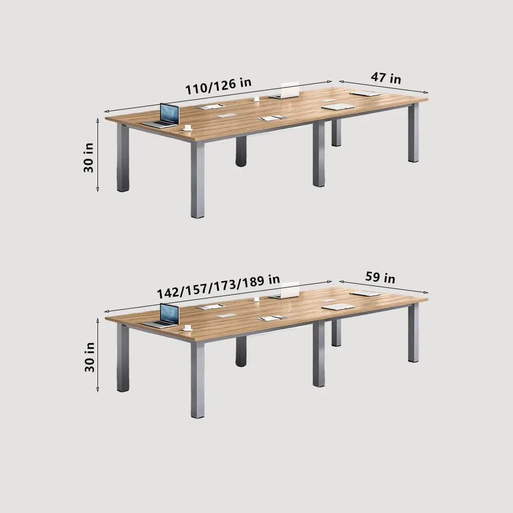 Modern Training Table Rectangular Desk