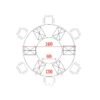 Creative Curved Staff Office Desk - Round Workstation - Maoters