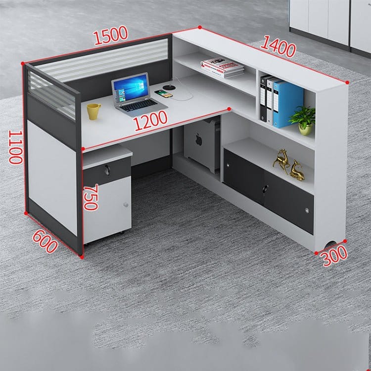 Elegant Modern Office Desk - Professional Workspace - Maoters