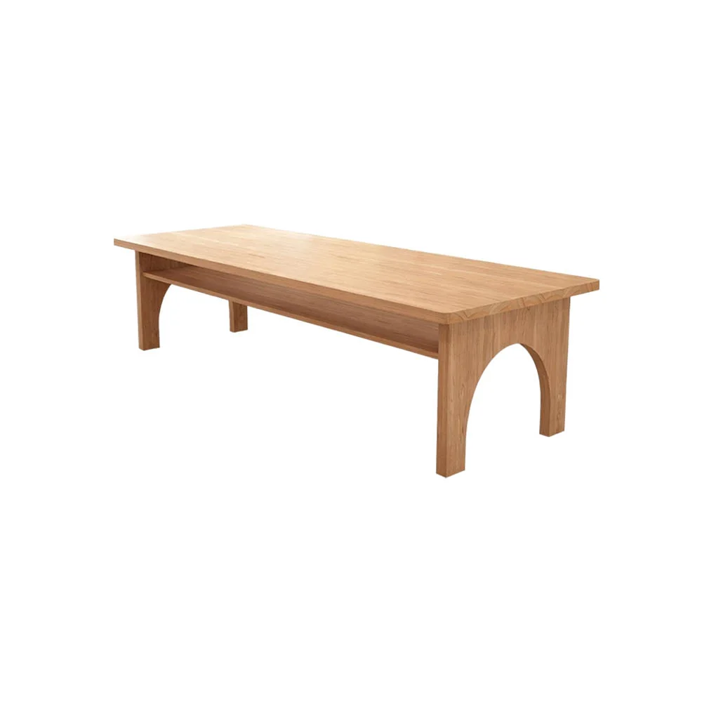 Nordic Solid Wood Rectangular Conference Table