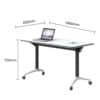 Foldable and Combinable Training Table Conference Table - Maoters