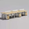 Fully Upgraded Flexible Combo Two Person Desk - Maoters - Maoters