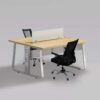 Fully Upgraded Flexible Combo Two Person Desk - Maoters - Maoters