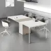 Modern Luxury White Conference Table