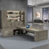 Large Boss Desk with Side Bookcase - Maoters