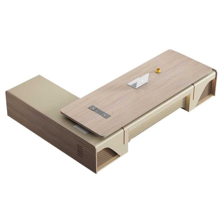 Light Luxury Boss Desk - Simple Modern - Maoters