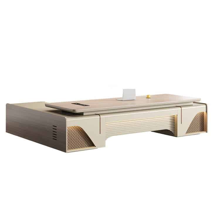 Light Luxury Boss Desk - Simple Modern - Maoters