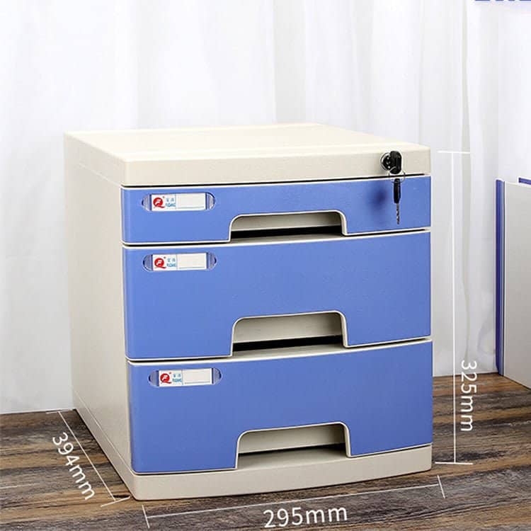 Lockable Desktop File Cabinet - Multi - layer Storage - Maoters