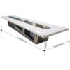 Luxurious Baked Paint Conference Table - Maoters