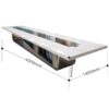 Luxurious Baked Paint Conference Table - Maoters