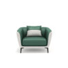 Luxury Leather Office Sofa - Compact Casual Orange - Maoters