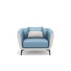 Luxury Leather Office Sofa - Compact Casual Orange - Maoters