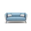 Luxury Leather Office Sofa - Compact Casual Orange - Maoters