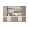 Manager's Office Desk and Chair Set, Cocoa Gray - Maoters
