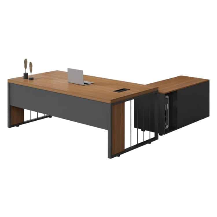 Minimalist Single Occupant Boss Desk - Maoters