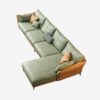 Modern Leather Sectional Modular Sofa with Chaise - Maoters