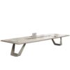 Modern Light Luxury Lacquer Conference Table - Maoters