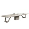 Modern Light Luxury Lacquer Conference Table - Maoters