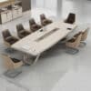 Modern Light Luxury Lacquer Conference Table - Maoters