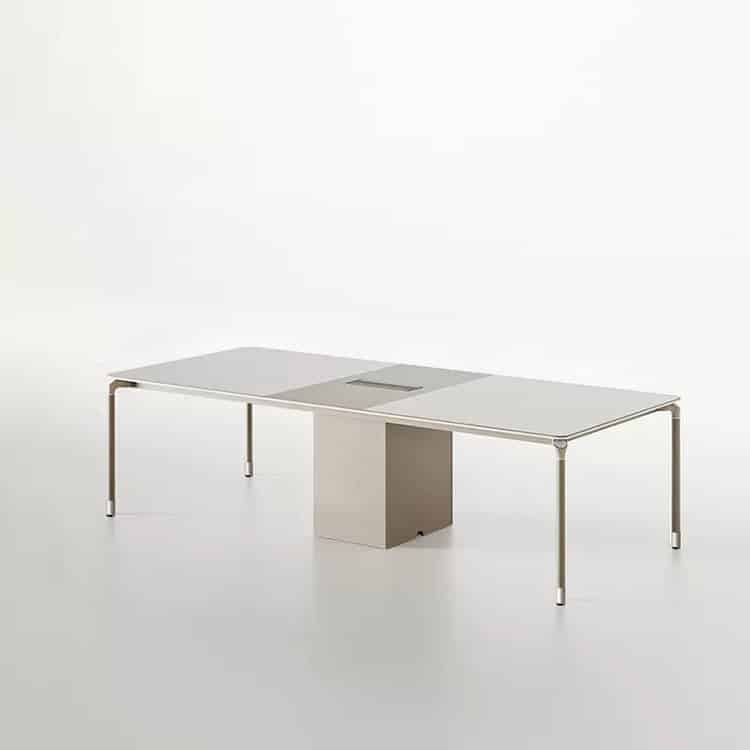 Modern Luxury White Conference Table - Maoters