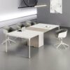 Modern Luxury White Conference Table - Maoters