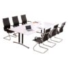 Modern Minimalist Rounded Conference Table - Maoters
