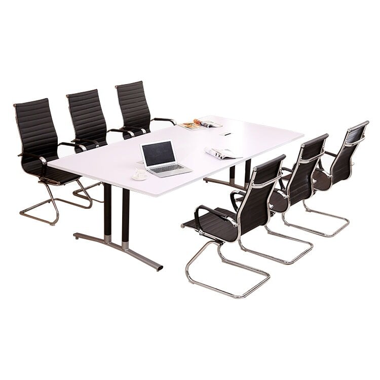 Modern Minimalist Rounded Conference Table - Maoters