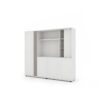 Modern Minimalist White Executive Desk - Perfect Fit - Maoters