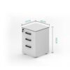 Modern Office Desk - Simple Design with Foot Pad - Maoters