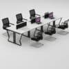 Modern Office Workstation Desk & Chair Combo - Maoters