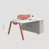Modern Staff Office Seating Set with Screen Partition - Maoters
