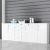 Office Low Cabinet with Lock - Secure File Storage - Maoters