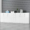 Office Low Cabinet with Lock - Secure File Storage - Maoters