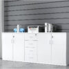 Office Low Cabinet with Lock - Secure File Storage - Maoters