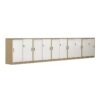 Office Storage Cabinet - Wooden Sliding Doors - Maoters