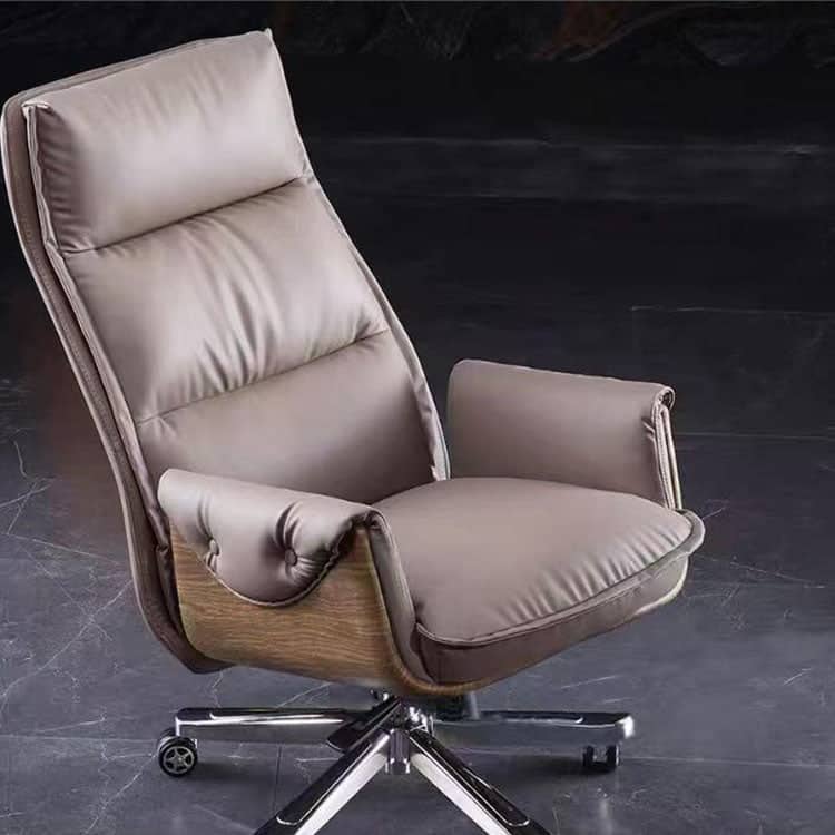 Reclinable Authentic Leather Office Chair - Executive - Maoters
