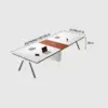Compact and Stylish Modern White Conference Table Compact and Stylish Modern White Conference Table
