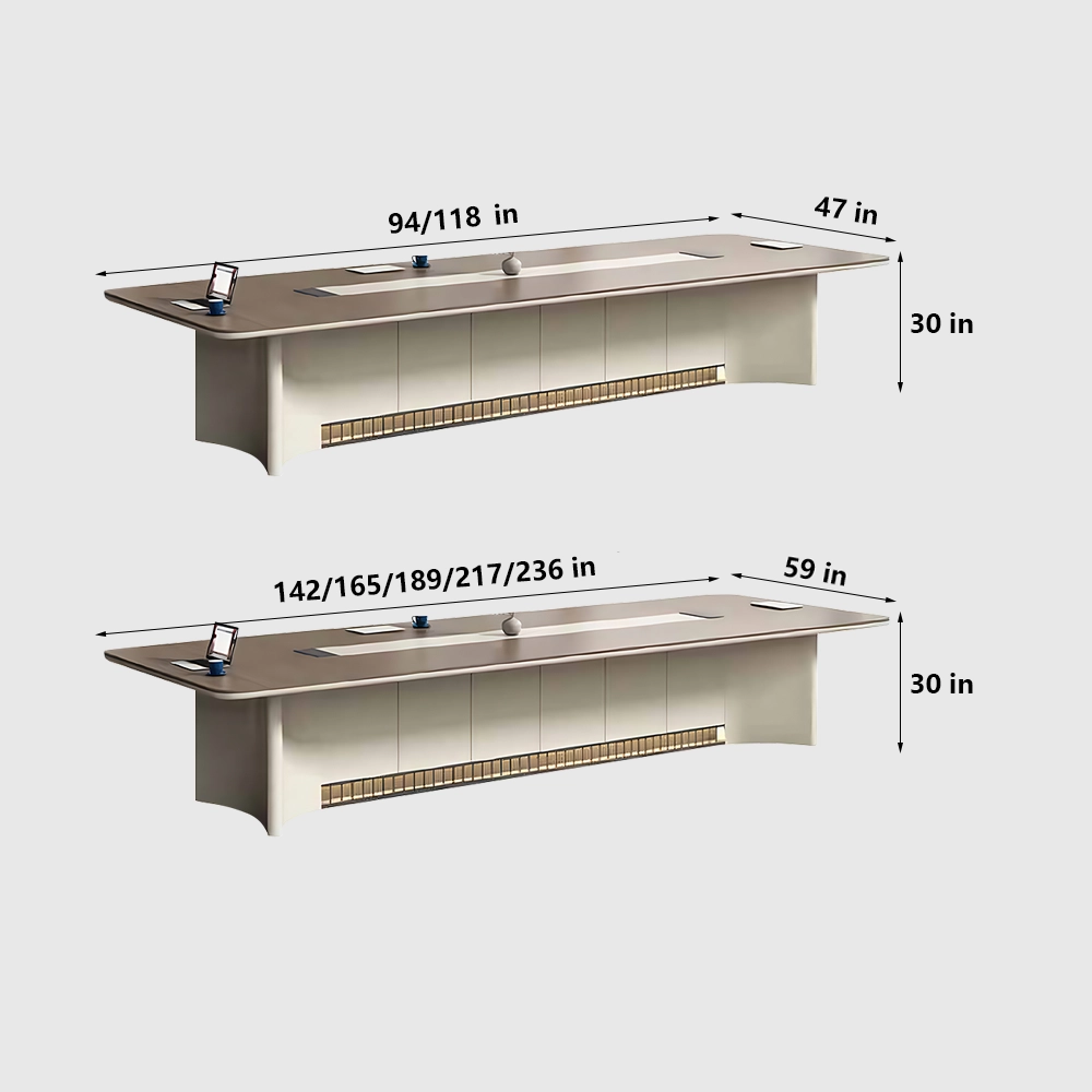 Elite Rectangular Lacquered Conference Table - Maoters Elite Rectangular Lacquered Conference Table - Maoters