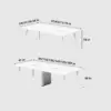 White Rectangular Conference Table – Maoters