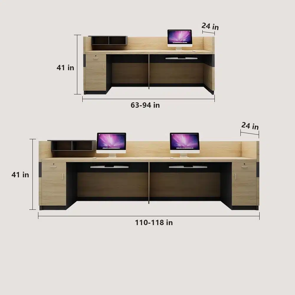 Simple Creative Reception Desk