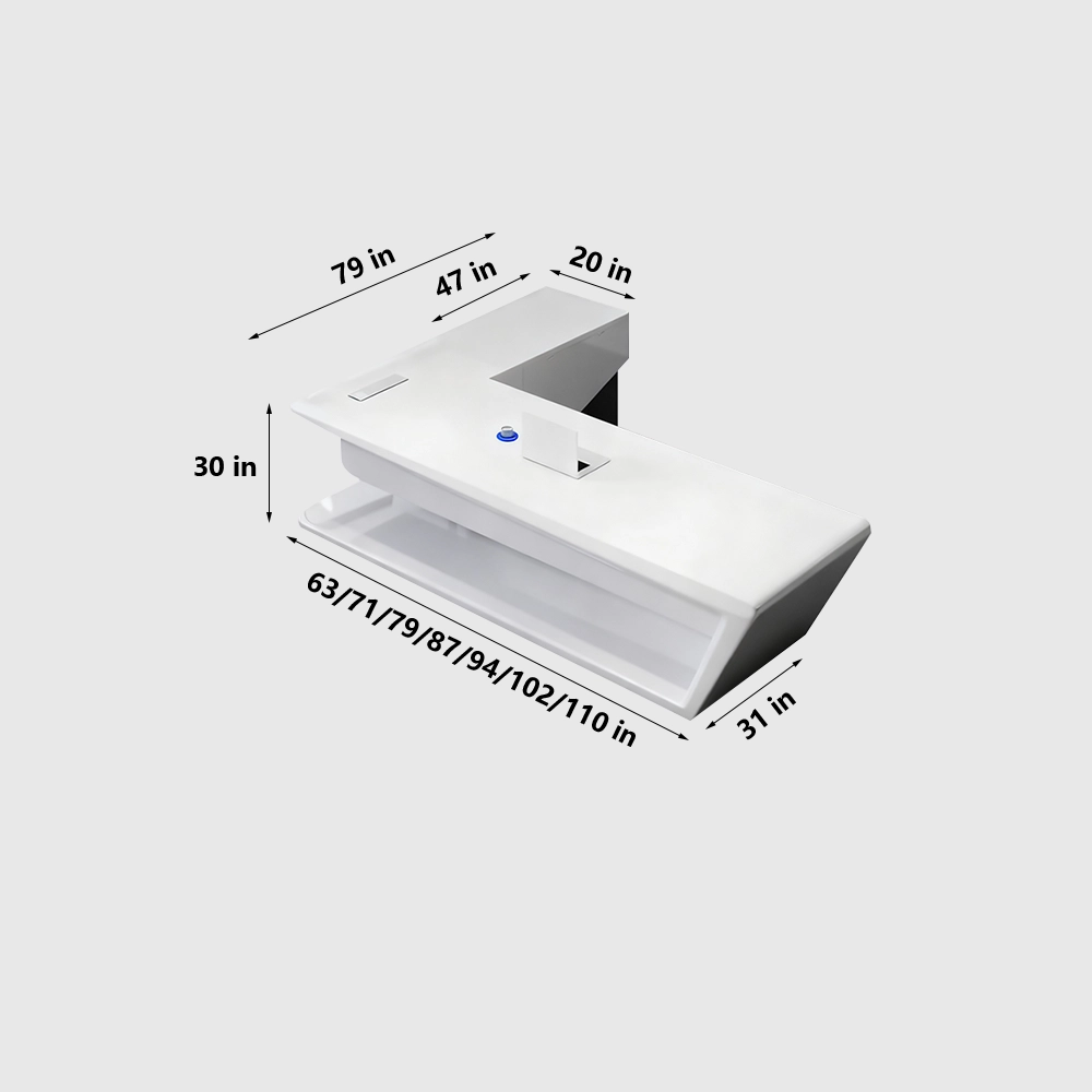 Innovative  Stylish Lacquered Executive Desk