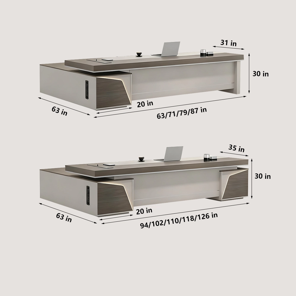 Elegant Modern Office Desk Executive Desk - Maoters Elegant Modern Office Desk Executive Desk - Maoters