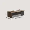 Innovative Industrial-Style Solid Wood Executive Desk Innovative Industrial-Style Solid Wood Executive Desk