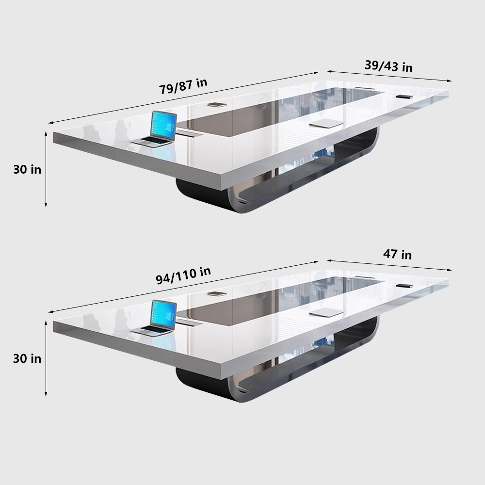 Luxurious Baked Paint Conference Table