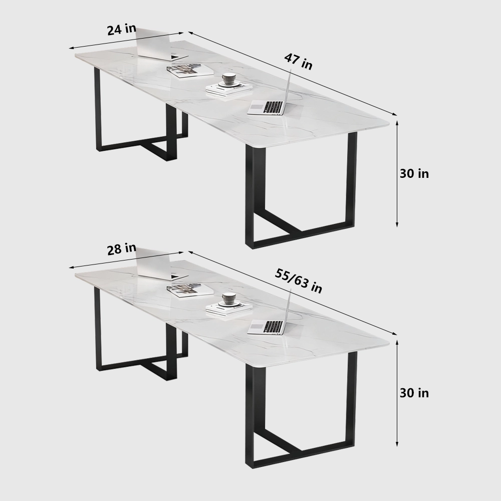 Stylish Marble Conference Table – Office Desk