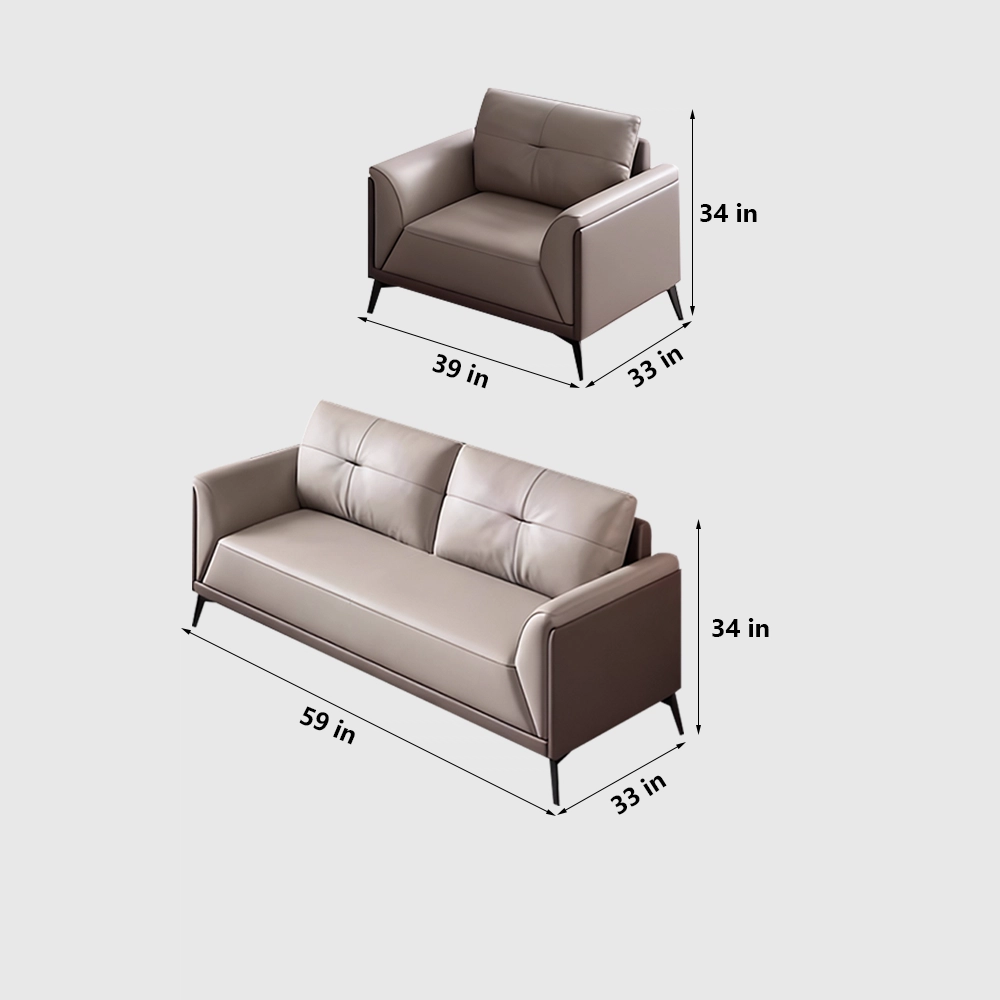 Modern Office Sofa Leather - Maoters